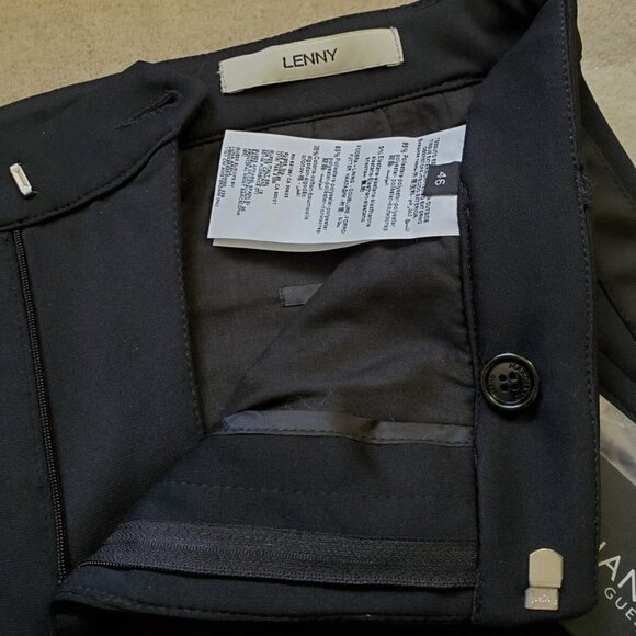 Marciano Guess Black Lenny Satin Stripe Stretch Pants NWT | 46 - Picture 5 of 7